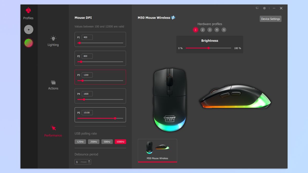 Cherry XTRFY M50 Wireless 3
