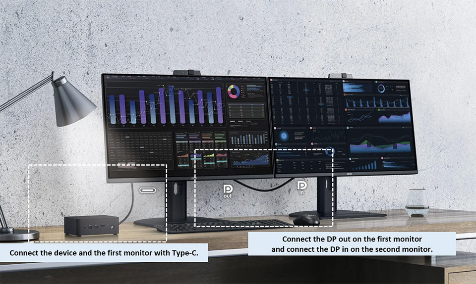 Docking Monitor và Daisy Chain cách mạng hóa không gian làm việc của bạn 5 Docking Monitor va Daisy Chain cach mang hoa khong gian lam viec cua ban 3