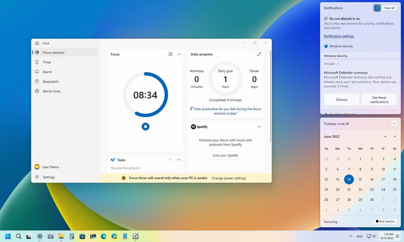 Mẹo và thủ thuật Windows 11 dành cho PC ASUS Copilot+ 15 Focus Sessions tren Windows 11