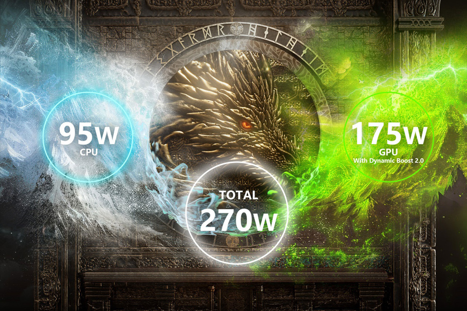 MSI Titan 18 HX Dragon Edition Norse Myth - RTX 50 kết hợp với Thần thoại Bắc Âu để cách mạng hóa thế giới game! 26 MSI Titan 18 HX Dragon Edition Norse Myth 8