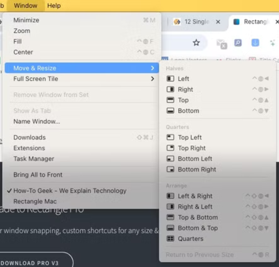Tăng hiệu suất Mac với Rectangle: Ứng dụng miễn phí đáng dùng nhất 8 Tang hieu suat Mac voi Rectangle Ung dung mien phi dang dung nhat 3 e1743741574283