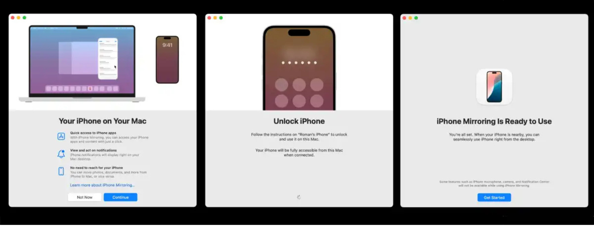 macOS Sequoia: Cách dùng iPhone Mirroring để điều khiển iPhone từ Mac 8 macOS Sequoia Cach dung iPhone Mirroring de dieu khien iPhone tu Mac 2 e1745240362614