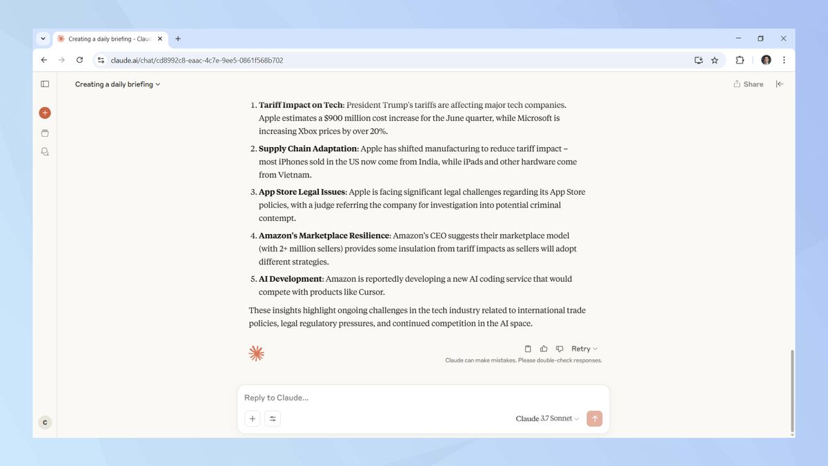 5 lời nhắc nhở của Claude này chắc chắn sẽ giúp bạn tăng năng suất công việc hàng ngày 8 5 loi nhac nho cua Claude nay chac chan se giup ban tang nang suat 3