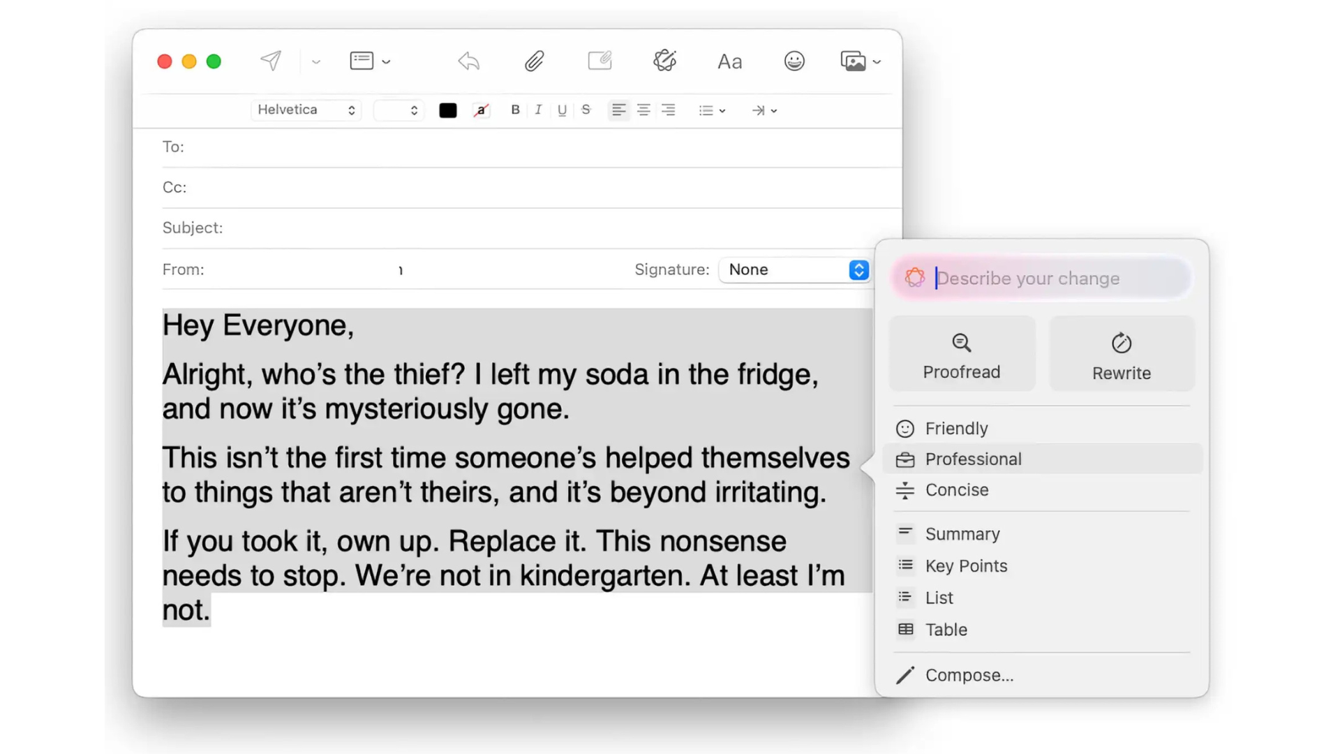 Apple Intelligence trên Mac: Cách bật và dùng tính năng AI mới 11 Apple Intelligence tren Mac Cach bat va dung tinh nang AI moi 6