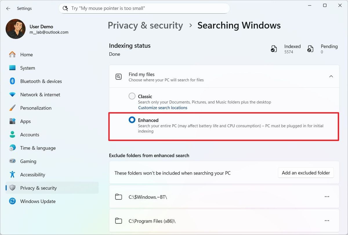 Cách bắt đầu với Semantic Indexing trên Windows 11 10 Cach bat dau voi Semantic Indexing tren Windows 11 5