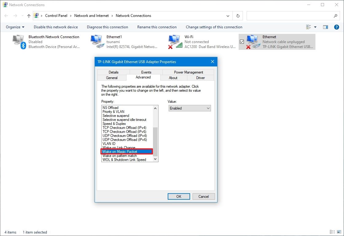 Cách bật và sử dụng Wake on LAN (WoL) trên Windows 10 18 Cach bat va su dung Wake on LAN WoL tren Windows 10 7