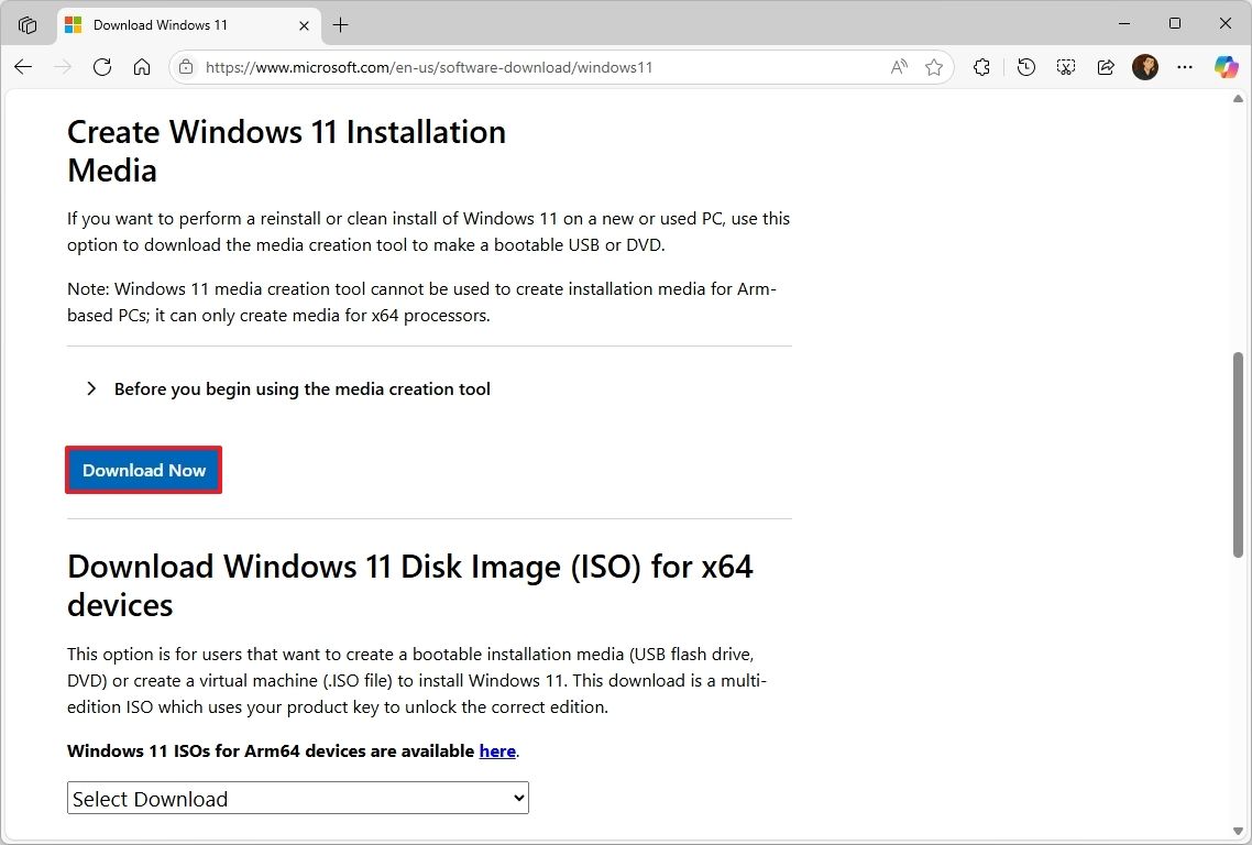 Cách lấy tệp ISO của Windows 11 bằng Media Creation Tool 2 Cach lay tep ISO cua Windows 11 bang Media Creation Tool 2