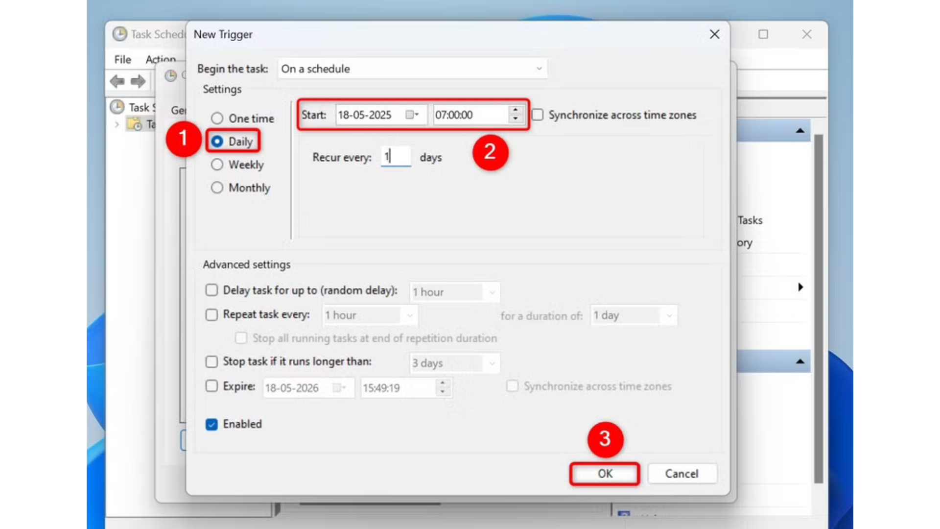Cách lên lịch thay đổi giao diện Windows 11 theo thời gian: Chuyển sáng-tối tự động! 11 Cach len lich thay doi giao dien Windows 11 theo thoi gian Chuyen sang toi tu dong 3