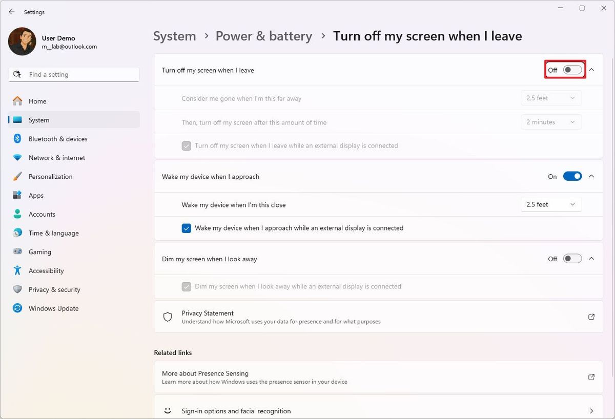 Cach ngan PC cua ban tu dong khoa tren Windows 11 13
