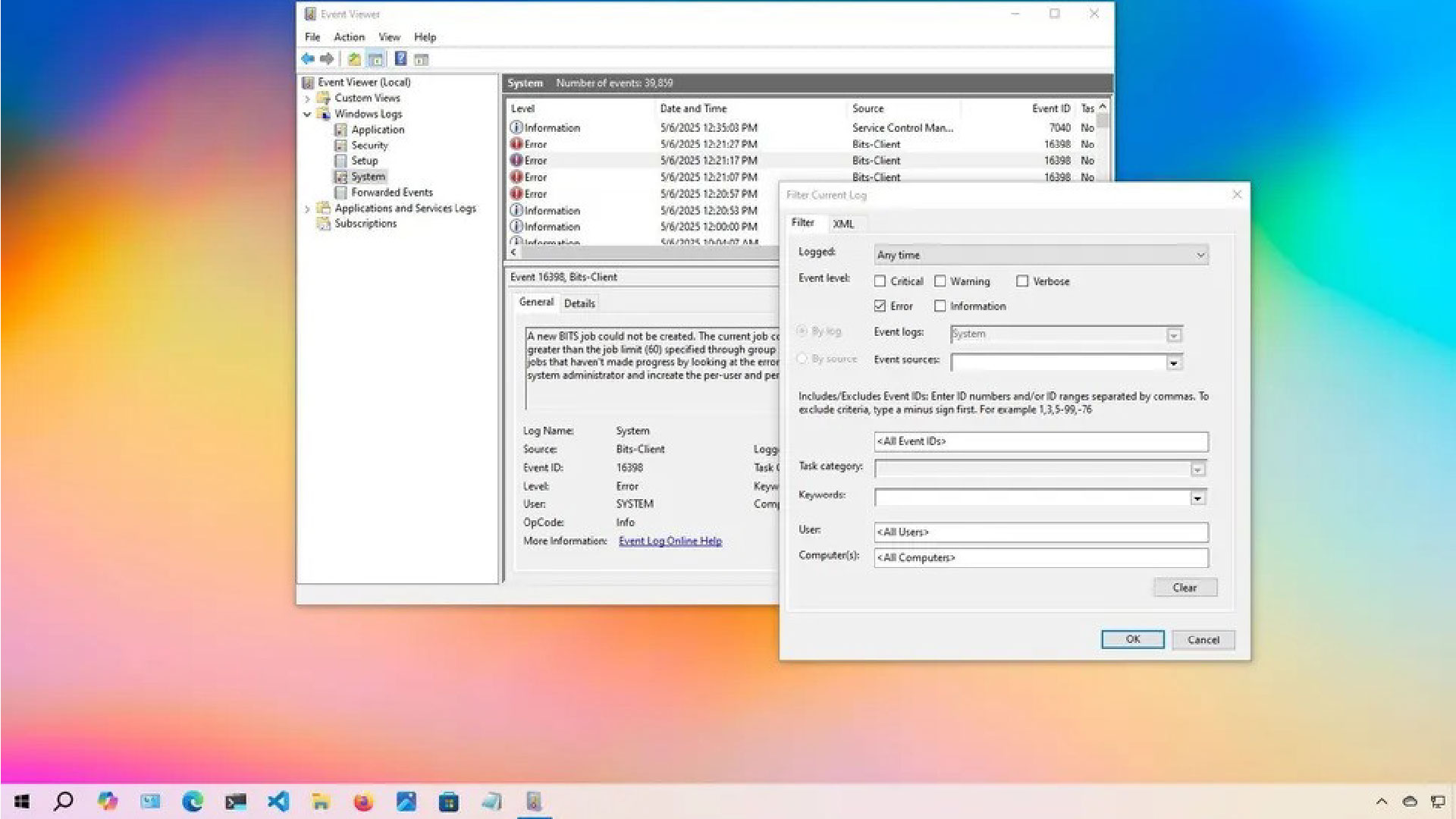 Cách sử dụng Event Viewer trên Windows 10 1 Cach su dung Event Viewer tren Windows 10 1 01