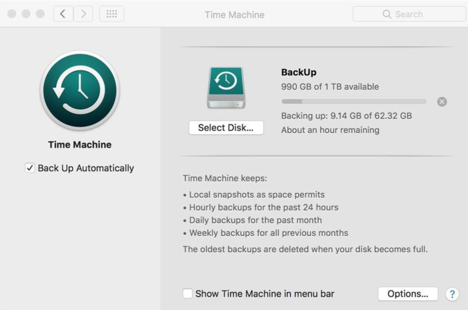 Hướng dẫn chi tiết cách sử dụng Time Machine để sao lưu Mac 9 Cach su dung Time Machine de sao luu Mac Huong dan chi tiet 1 e1747133647871