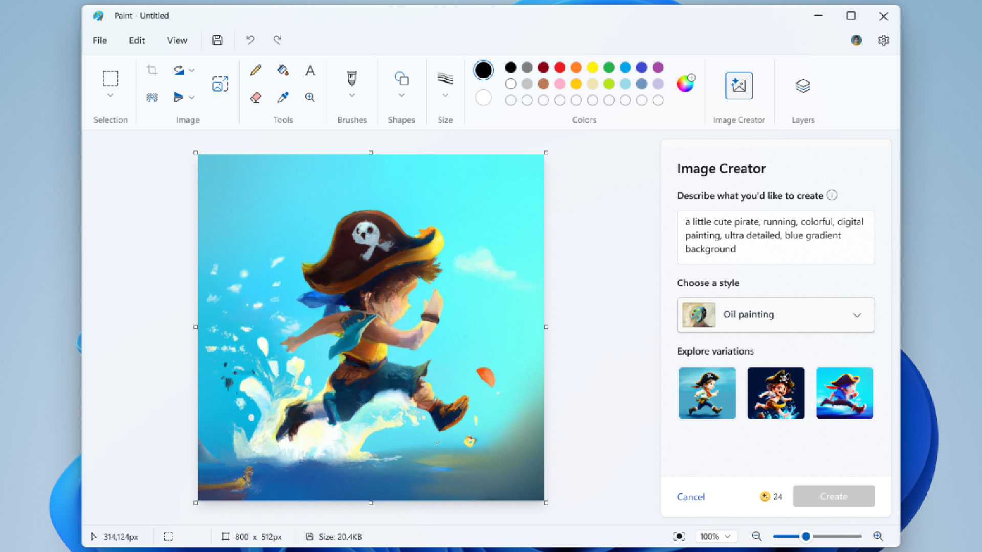 Không có Photoshop? Cách tạo hình ảnh AI trong Microsoft Paint trên Windows 11 1 Cach tao hinh anh AI trong Microsoft Paint tren Windows 11 1 01