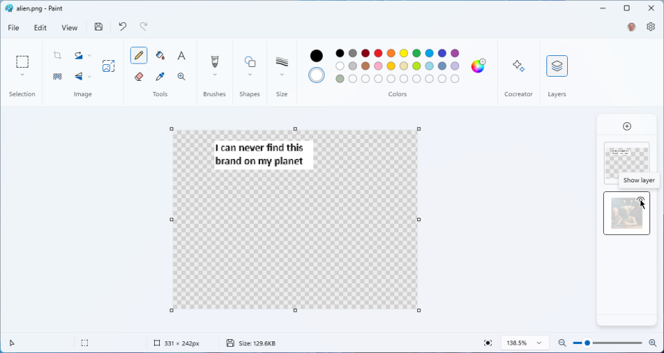 Cach tao hinh anh AI trong Microsoft Paint tren Windows 11 11