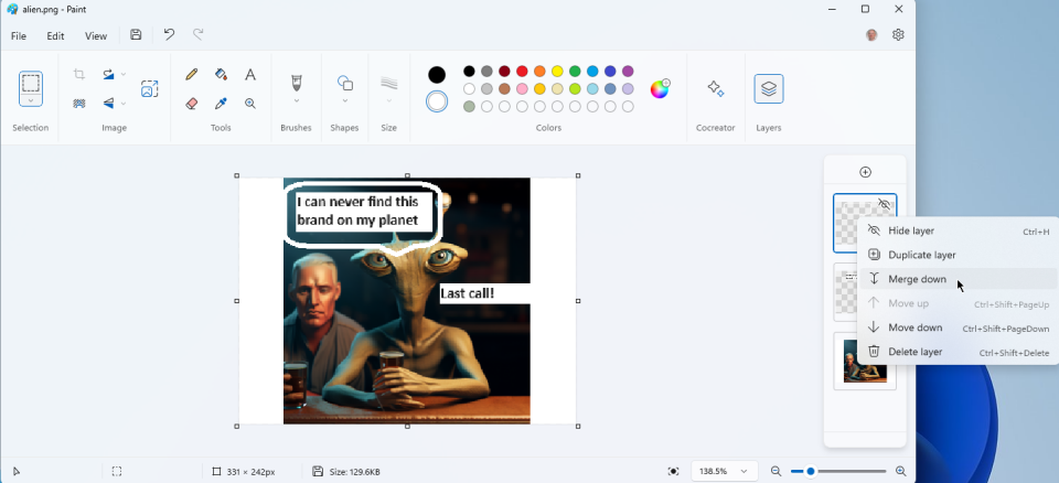 Cach tao hinh anh AI trong Microsoft Paint tren Windows 11 14
