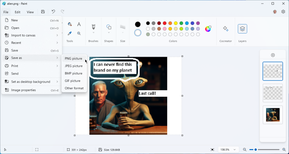 Cach tao hinh anh AI trong Microsoft Paint tren Windows 11 15