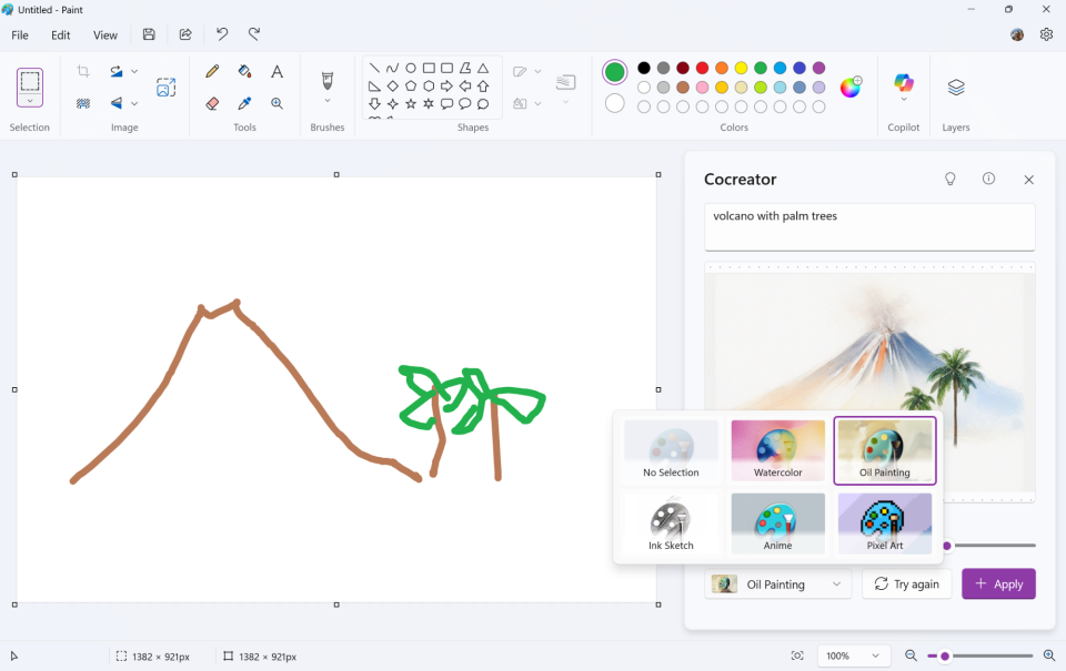 Cach tao hinh anh AI trong Microsoft Paint tren Windows 11 8