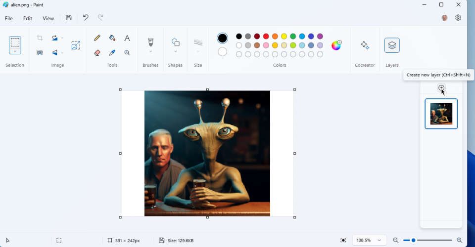 Cach tao hinh anh AI trong Microsoft Paint tren Windows 11 9