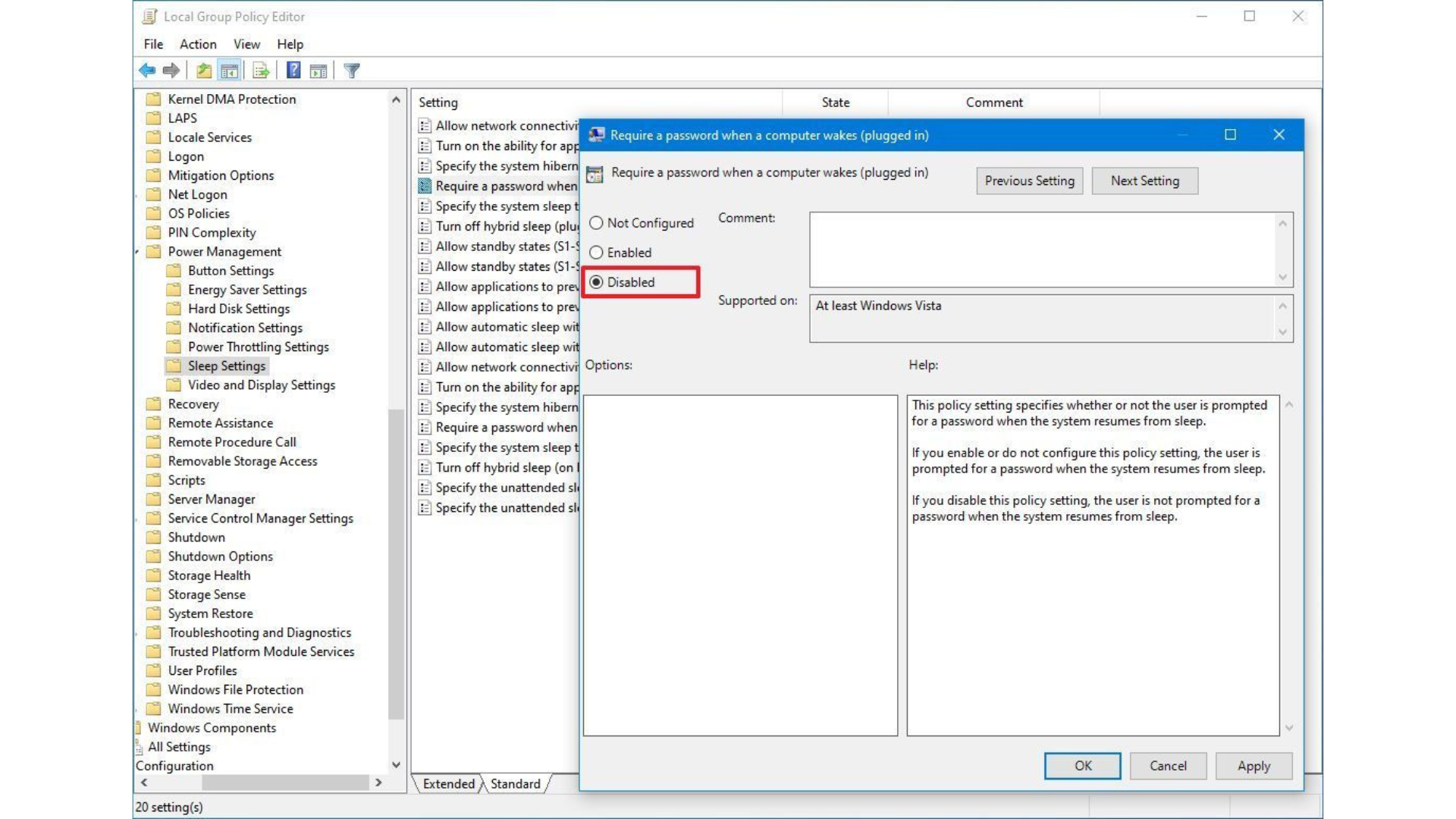 Cách tắt mật khẩu khi mở máy từ chế độ ngủ trên Windows 10 11 Cach tat mat khau khi mo may tu che do ngu tren Windows 10 5