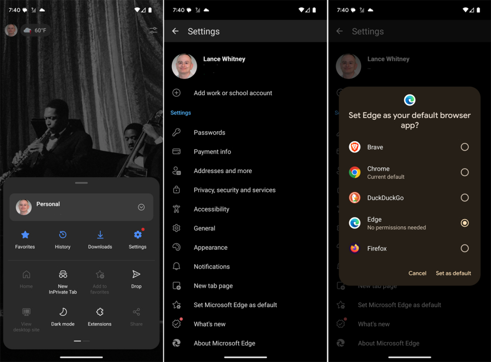 Cach thay doi trinh duyet web mac dinh cua ban 11