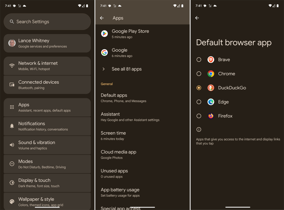 Cach thay doi trinh duyet web mac dinh cua ban 12