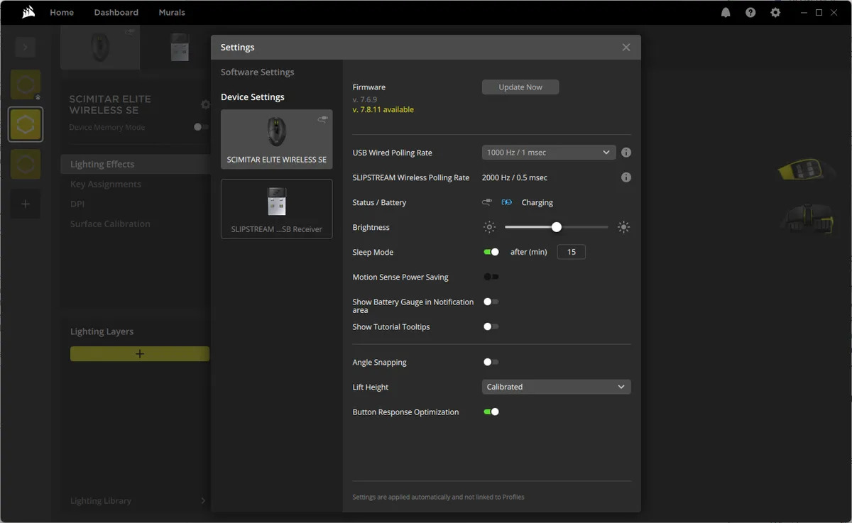 Corsair Scimitar Elite SE Wireless 21