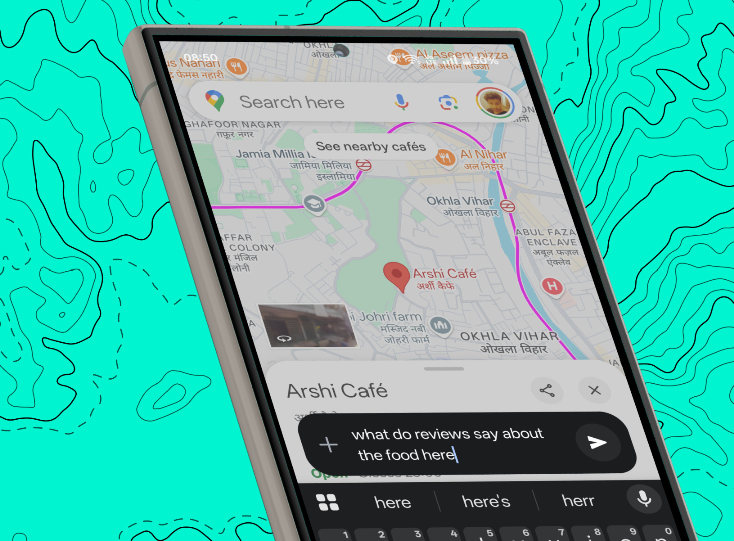 Gemini tich hop Google Maps Tro chuyen de tim duong de dang hon bao gio het 4 e1748170915449