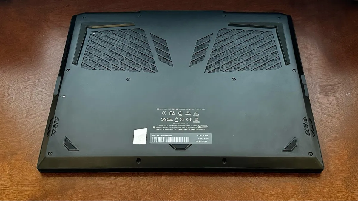 Gigabyte Aorus 15X 5