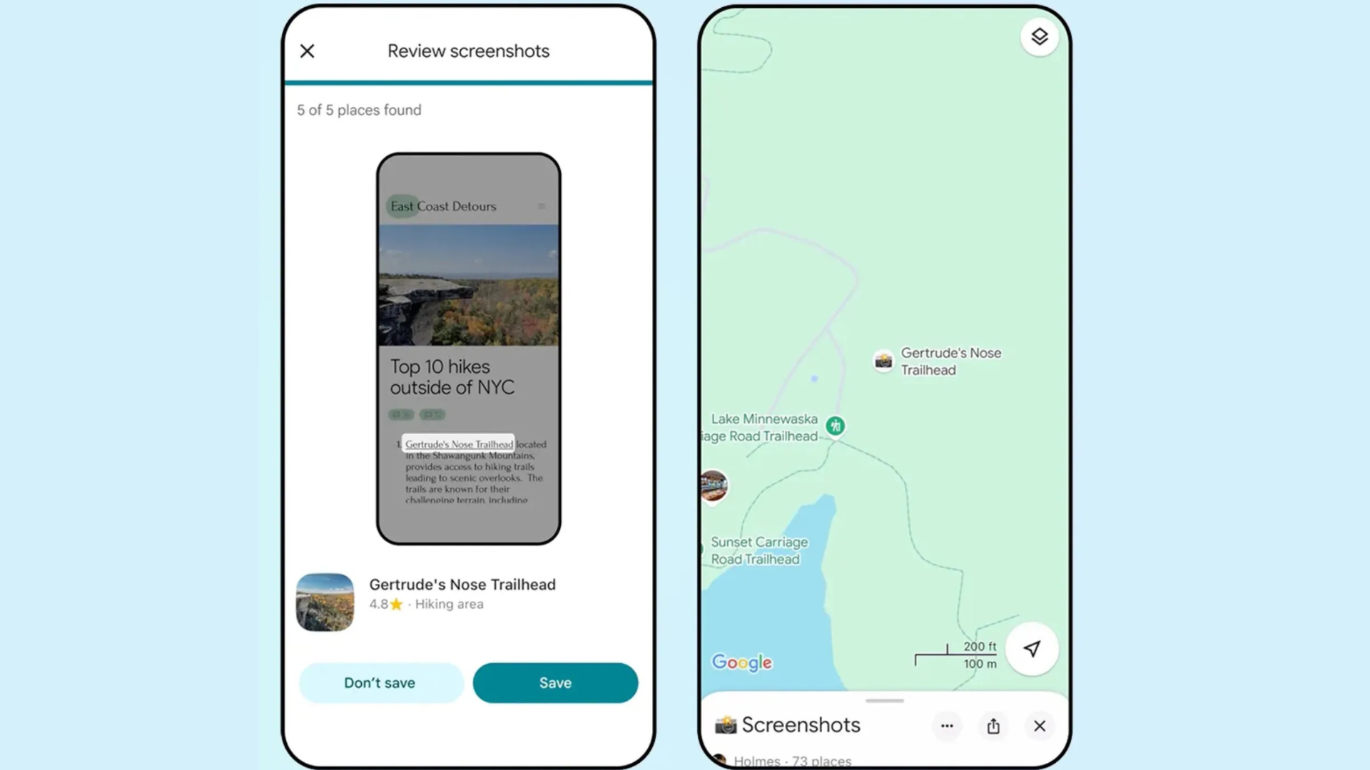 Google Maps ra mắt công cụ quét ảnh chụp màn hình: Lên kế hoạch du lịch dễ dàng trên iPhone 5 Google Maps ra mat cong cu quet anh chup man hinh Len ke hoach du lich de dang tren iPhone 2