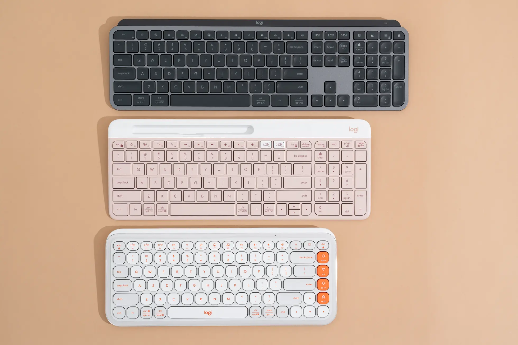 Top những chiếc bàn phím Bluetooth & Wireless suất sắc nhất năm! 38 Logitech K585 Slim Multi Device Wireless Keyboard 3