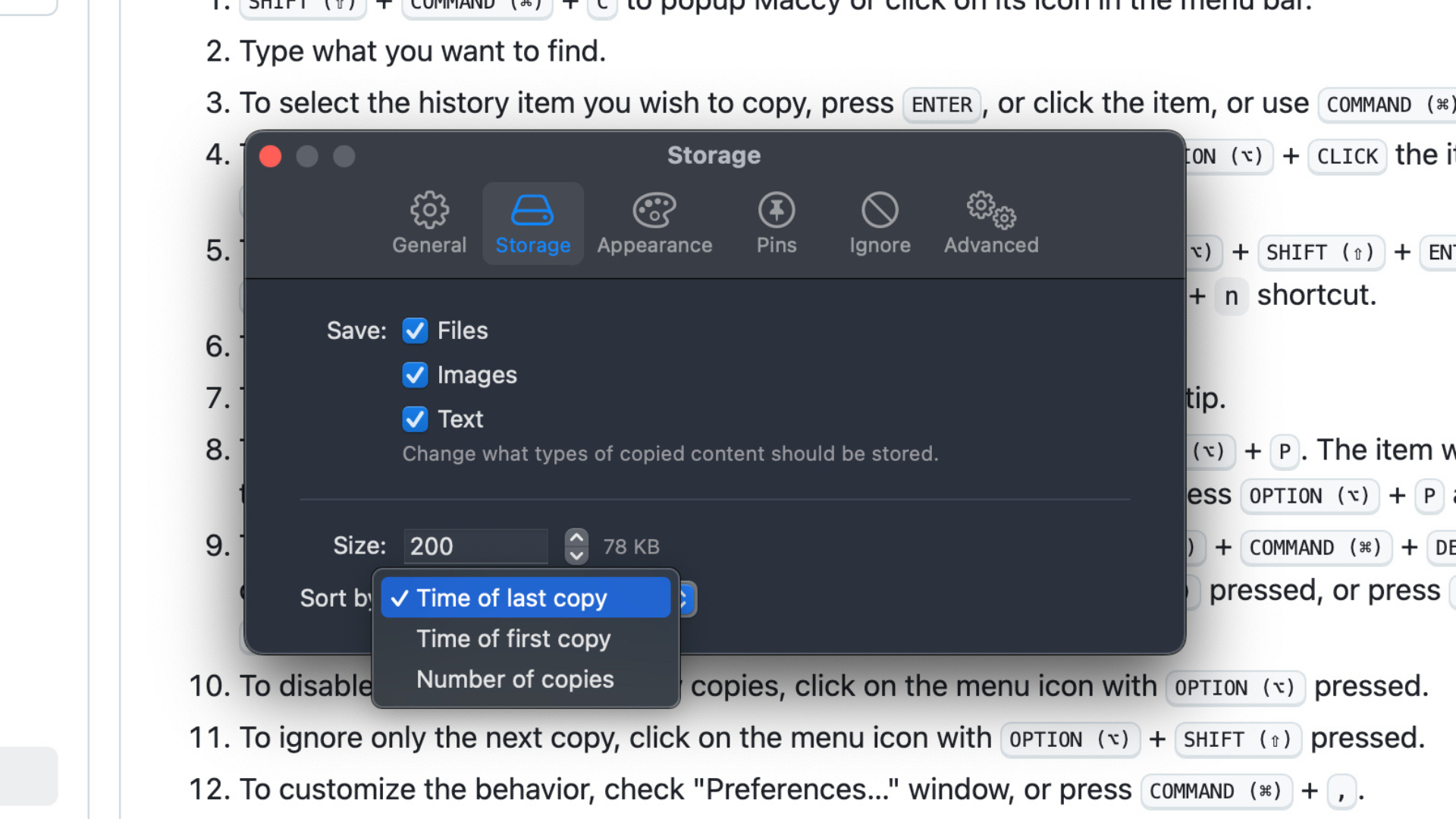 Maccy Ung dung mien phi giai quyet van de Clipboard cua macOS 2025 3