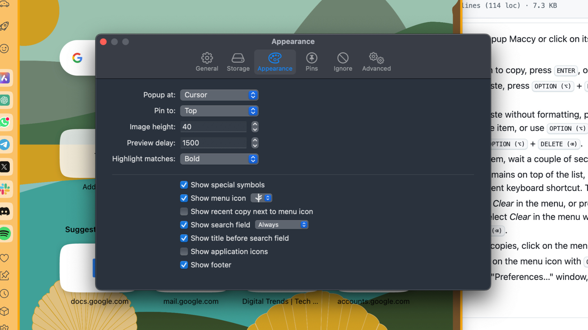 Maccy Ung dung mien phi giai quyet van de Clipboard cua macOS 2025 6