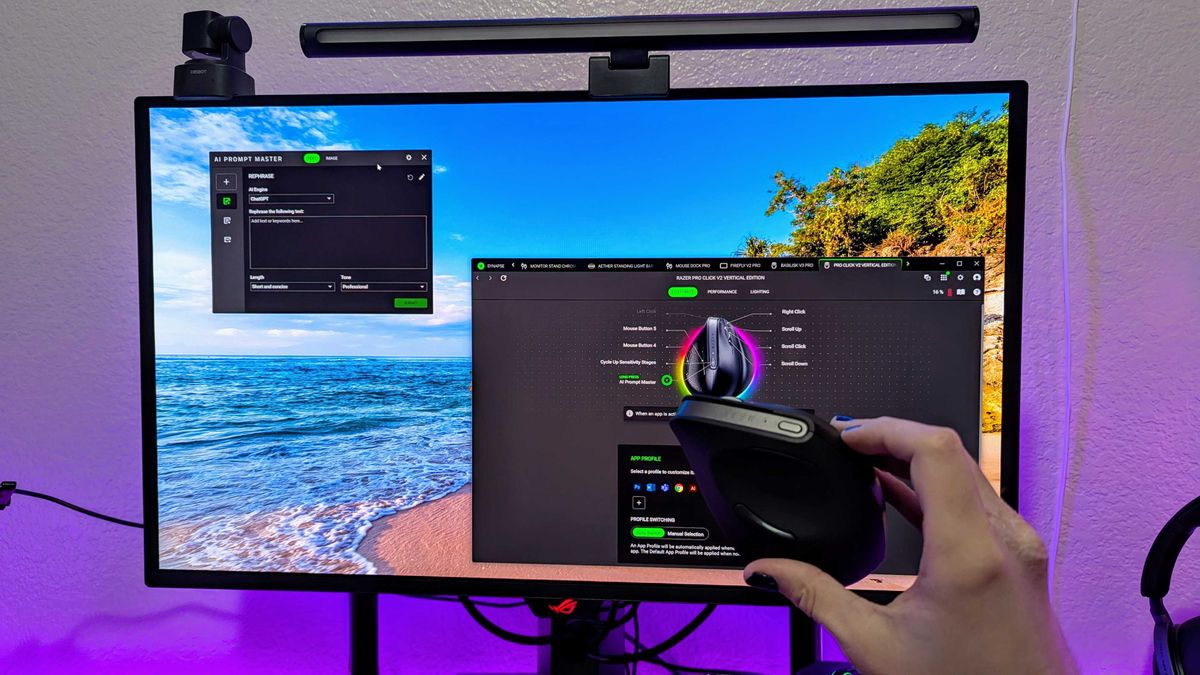 Razer Pro Click V2 Vertical Edition 5