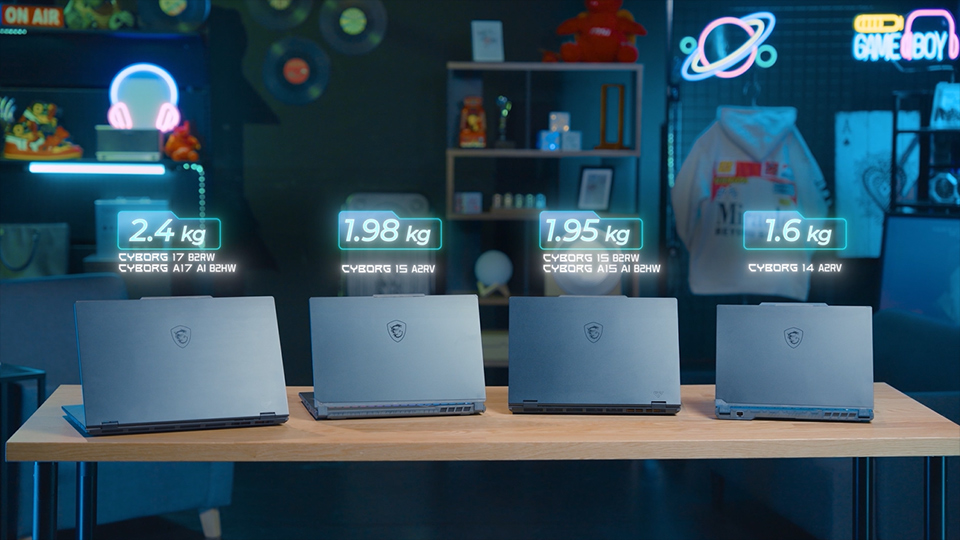 Bước vào tương lai với dòng MSI Cyborg – Sự kết hợp táo bạo giữa thẩm mỹ tương lai và hiệu năng mạnh mẽ 17 2025 Cyborg Series 2