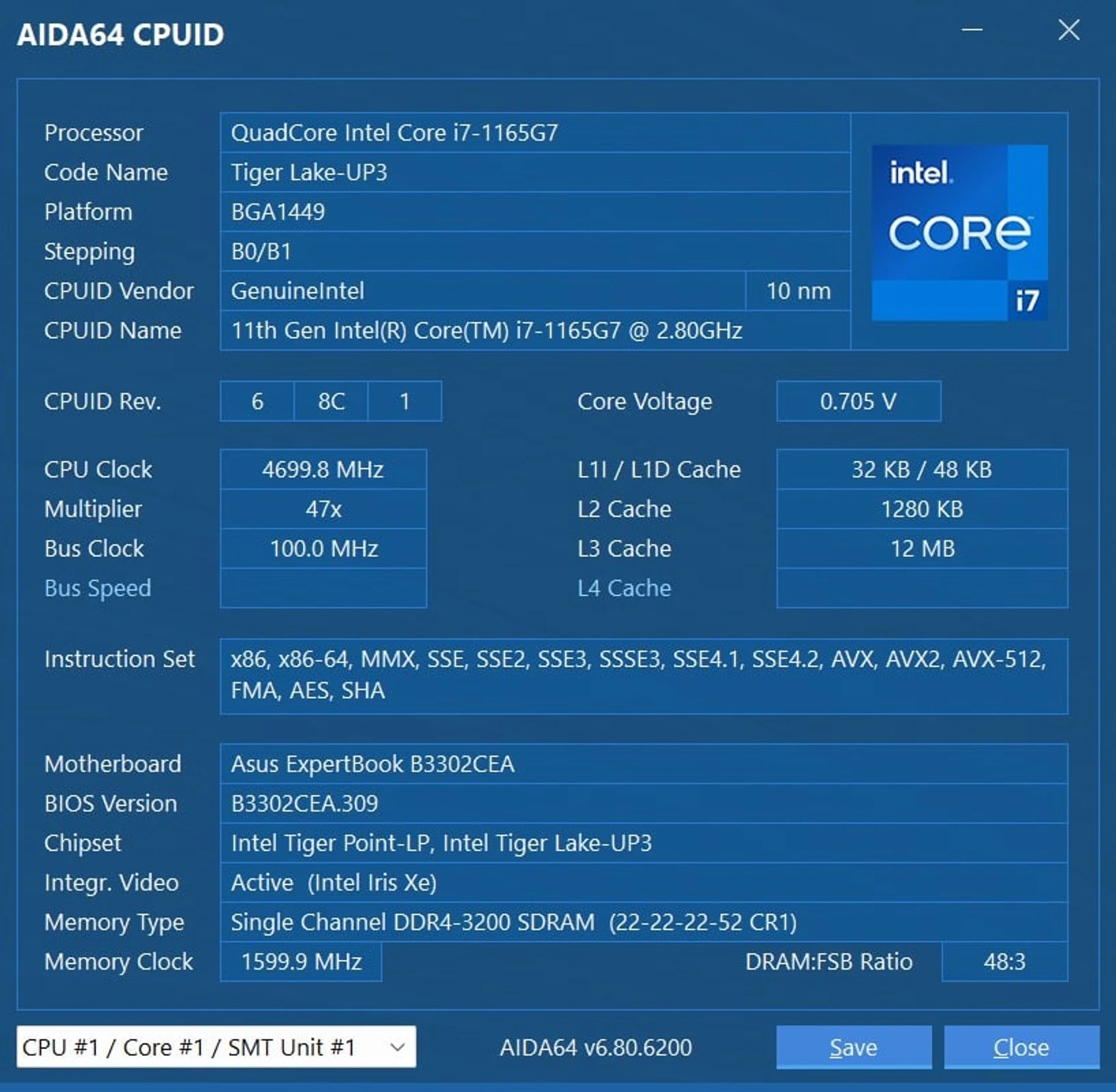 ASUS ExpertBook B5302CE 7