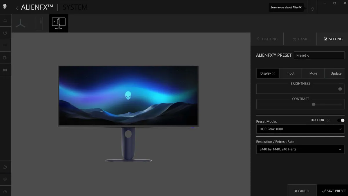 Đánh giá Alienware 34 QD-OLED (AW3425DW): Màn hình chơi game được thiết kế hiệu suất tuyệt vời 35 Alienware 34 QD OLED AW3425DW 18