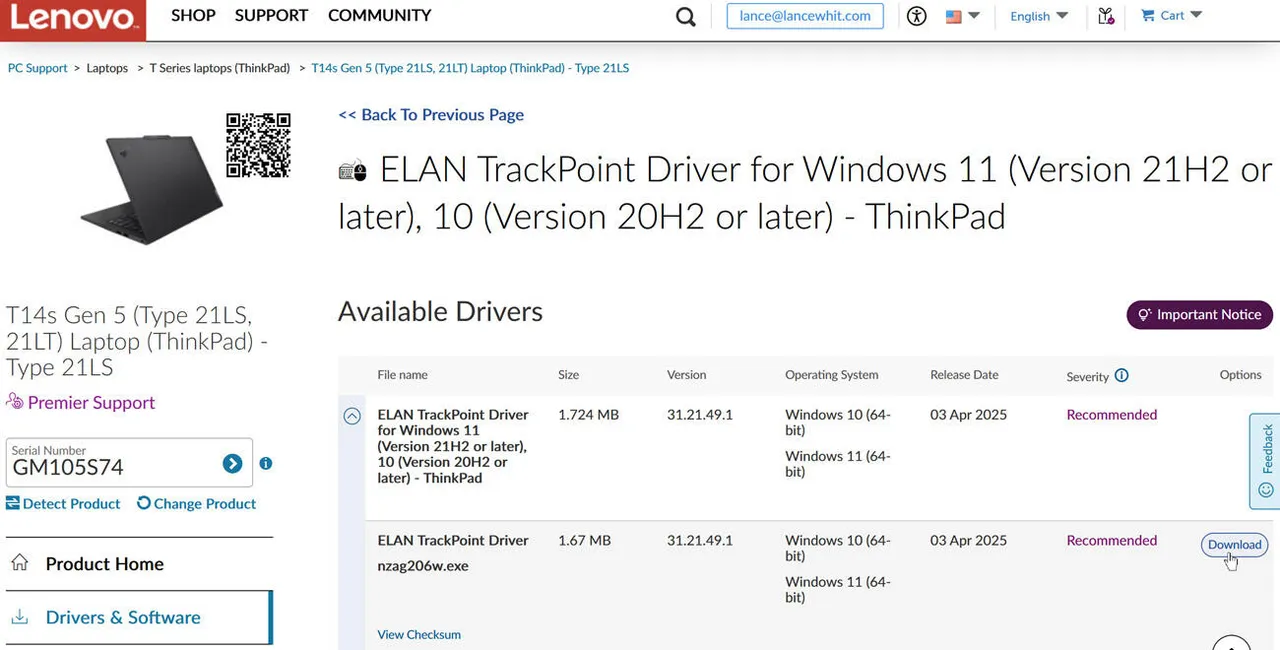 Ban di chuot laptop windows cua ban bi loi 7
