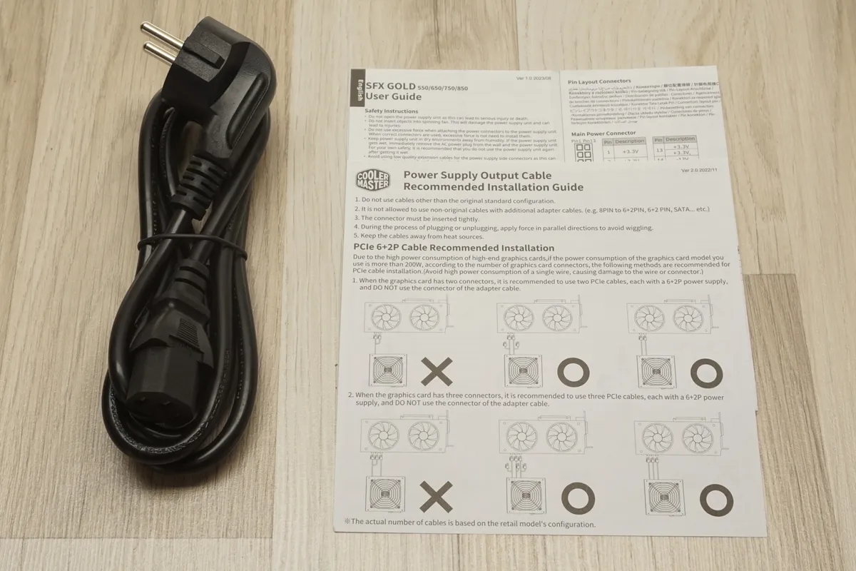 Cooler Master V850 SFX Gold ATX 3 14