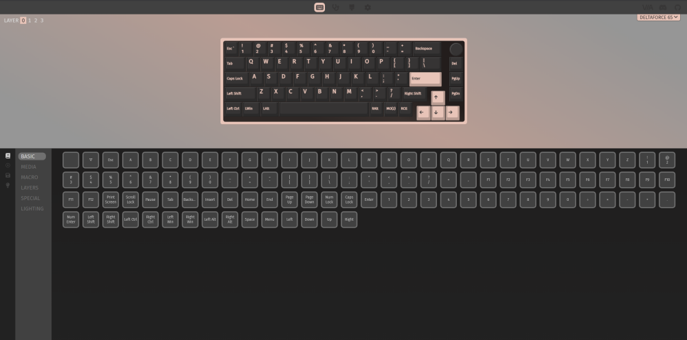 Das Keyboard DeltaForce 65 7