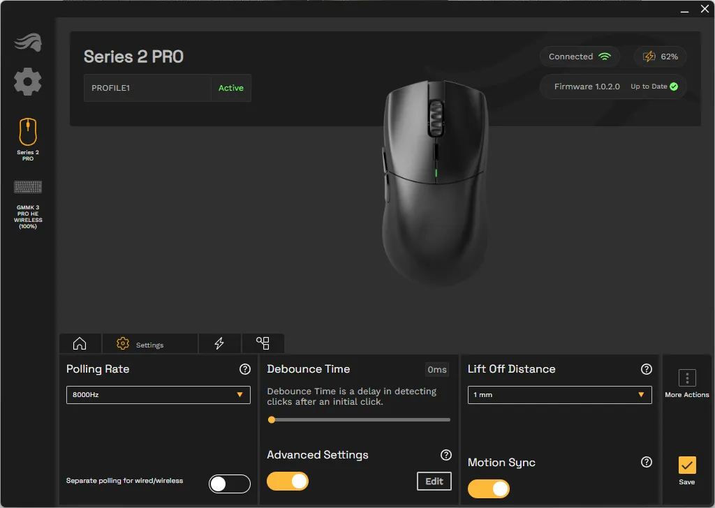 Đánh giá Glorious Series 2 Pro Wireless - Chuột gaming không dây siêu nhẹ, siêu nhanh, siêu mượt mà! 34 Glorious Series 2 Pro Wireless 5 1