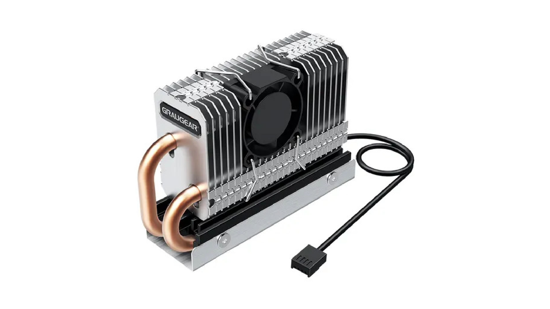 Đánh giá bộ làm mát Graugear G-M2HP04-F NVMe: Hai ống dẫn nhiệt và một quạt mang lại hiệu suất mạnh mẽ 1 Graugear G M2HP04 F 01