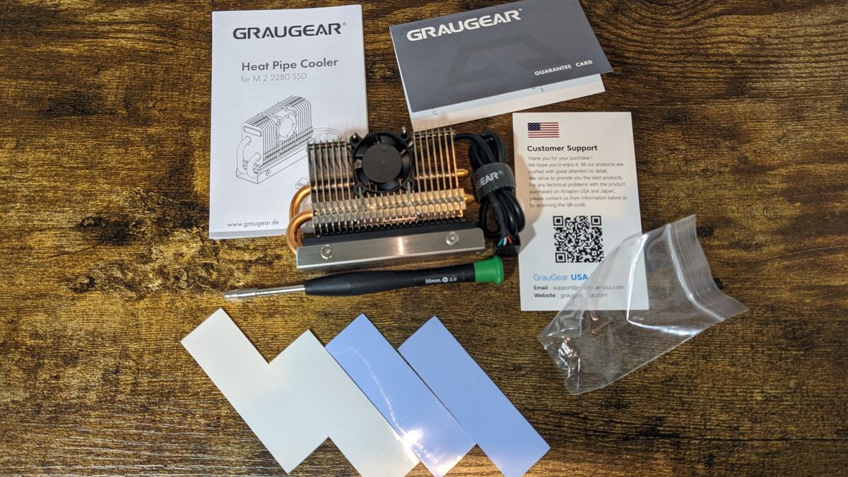 Đánh giá bộ làm mát Graugear G-M2HP04-F NVMe: Hai ống dẫn nhiệt và một quạt mang lại hiệu suất mạnh mẽ 17 Graugear G M2HP04 F 4