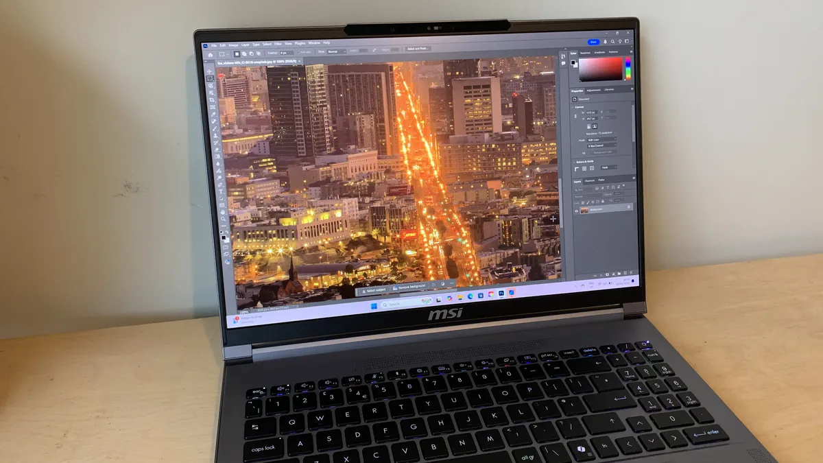 Đánh giá MSI Creator A16 AI+: Sức mạnh AI và hiệu năng vượt trội cho mọi tác vụ của bạn! 17 MSI Creator A16 AI 7
