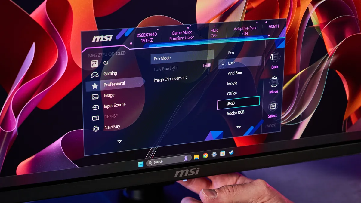 MSI MPG 272URX QD OLED 9 1