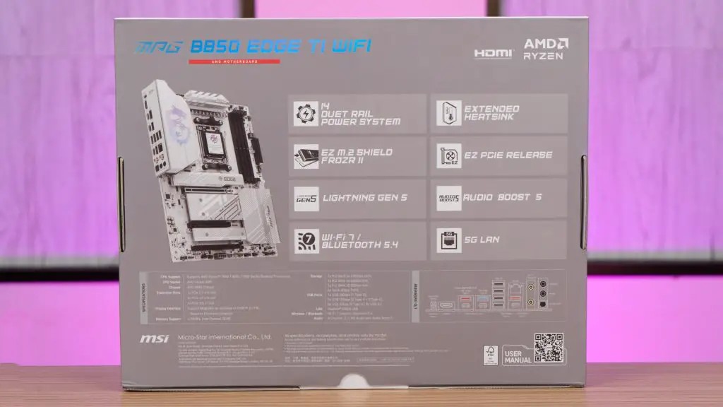 MSI MPG B850 EDGE Ti WiFi 10