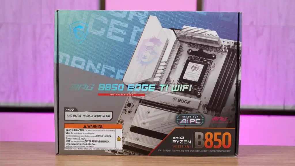 MSI MPG B850 EDGE Ti WiFi 11