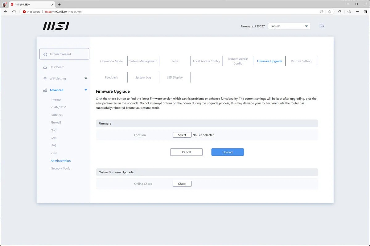 MSI Roamii BE Lite Wi Fi 7 14