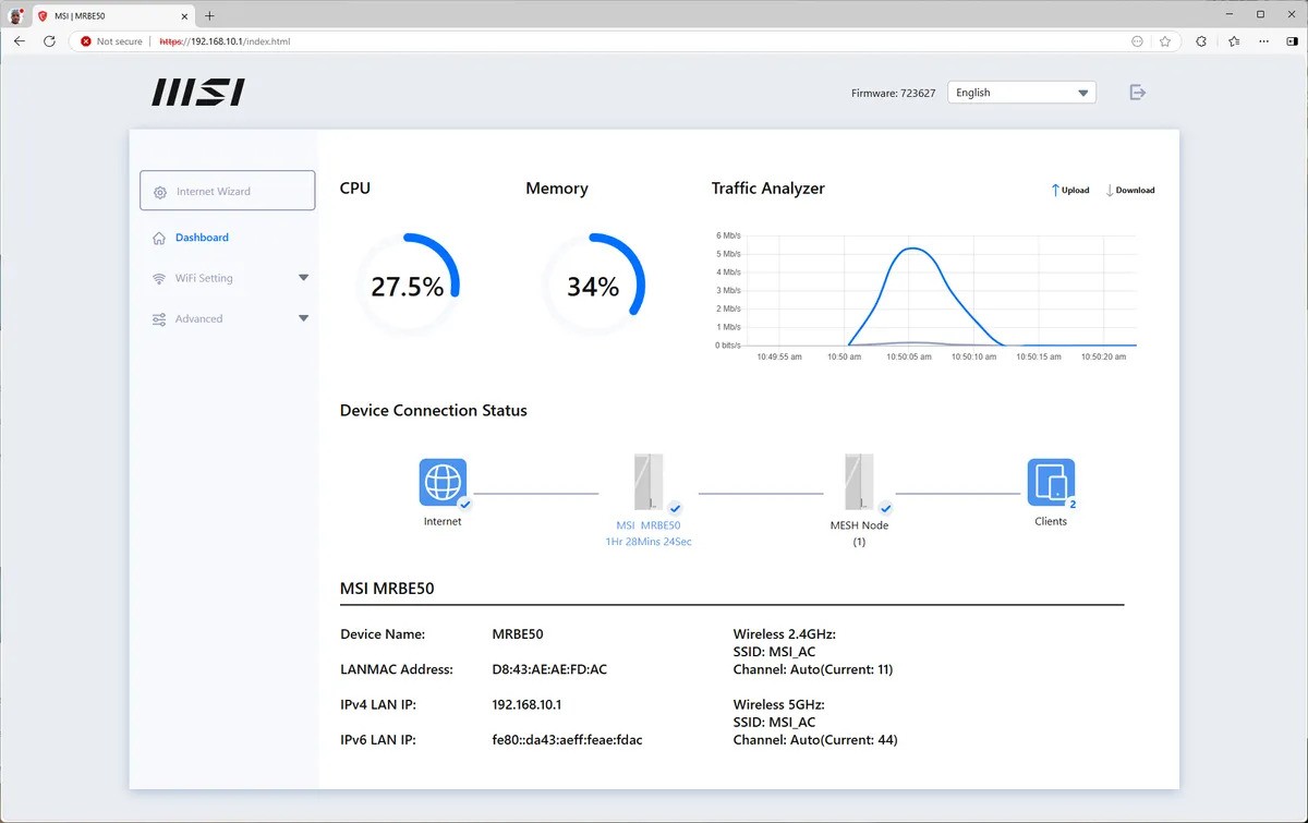 MSI Roamii BE Lite Wi Fi 7 7