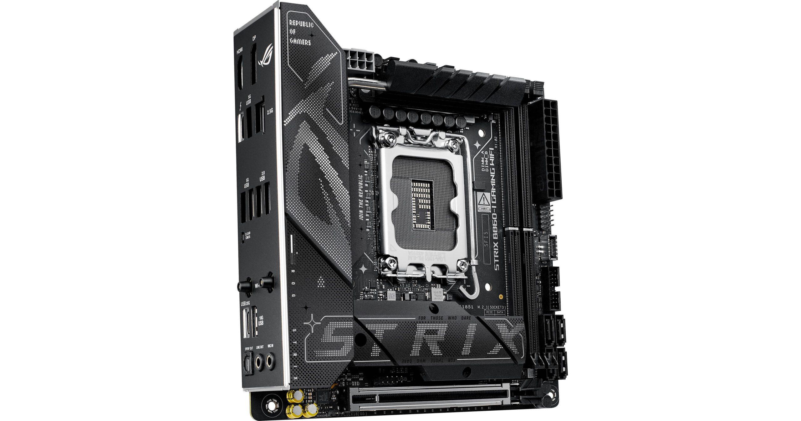 Đánh giá ROG Strix B860-I Gaming WiFi: Bo mạch chủ Mini-ITX đỉnh cao cho game thủ. 45 ROG Strix B860 I Gaming WiFi 4 scaled