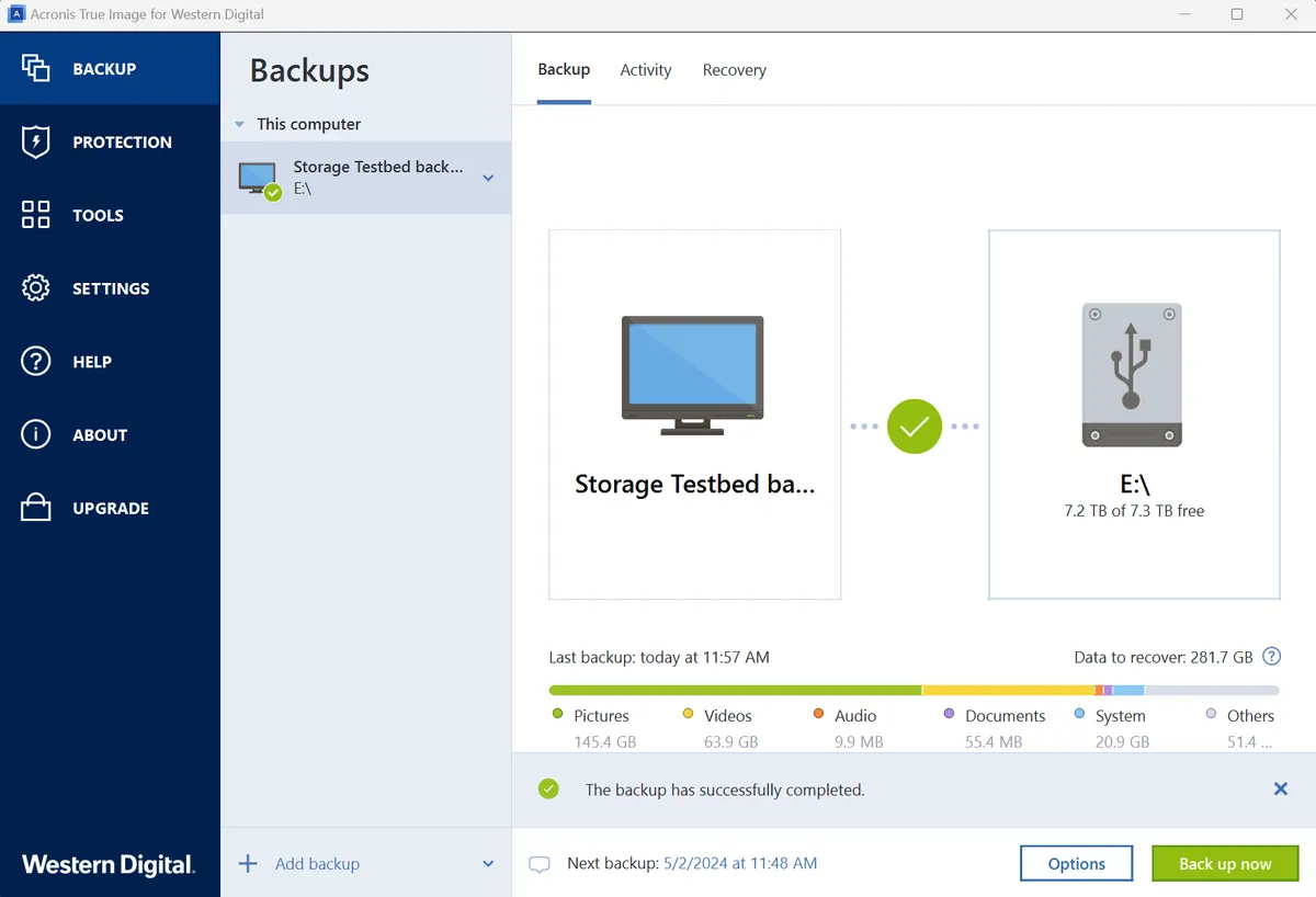 Đánh giá ổ cứng SSD SanDisk Desk Drive (8TB): Giải pháp lưu trữ tối ưu cho video 4K, game và dữ liệu lớn 19 SanDisk Desk Drive 8TB 2