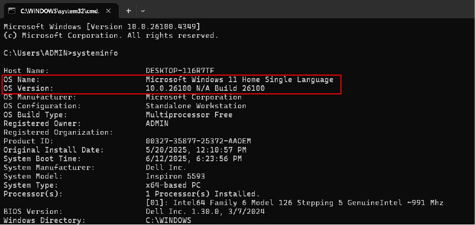 3 cách kiểm tra phiên bản Windows trên máy tính của bạn: Hướng dẫn đơn giản và nhanh chóng 15 Screenshot 2025 06 18 144616 01